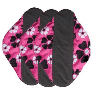 Alvababy wasbare maandverband - nacht - roze - 3 stuks