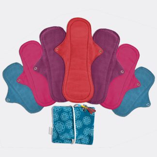 De Eco Femme wasbaar maandverband Full Cycle Kit