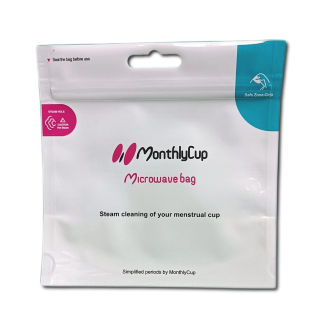 afbeeling van de voorkant van de microwavebag