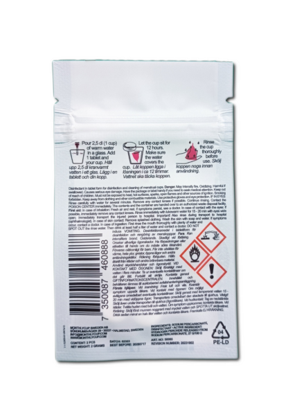 MonthlyCup Cleaning tablets voor menstruatiecups - Afbeelding 3