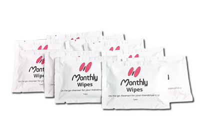 MonthlyCup reinigingsdoekjes voor menstruatiecups - Afbeelding 2